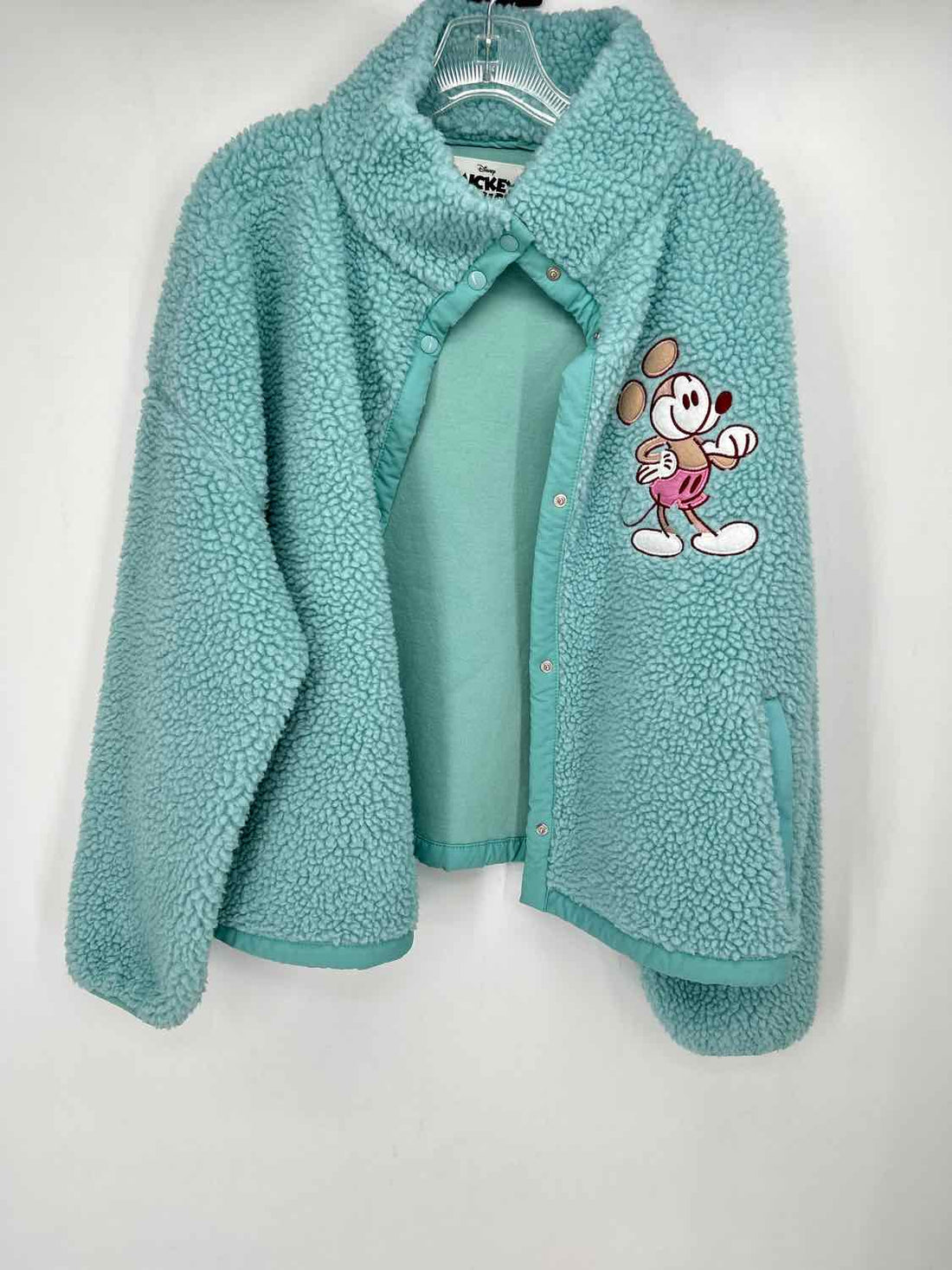 Disney Size XL Light Blue Fleece Jacket
