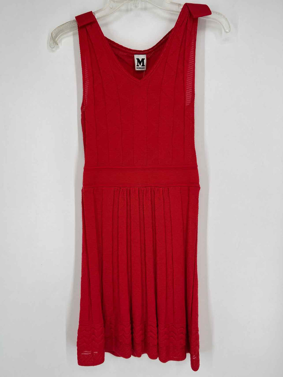M Missoni Size 40/S Red Sleeveless Dress