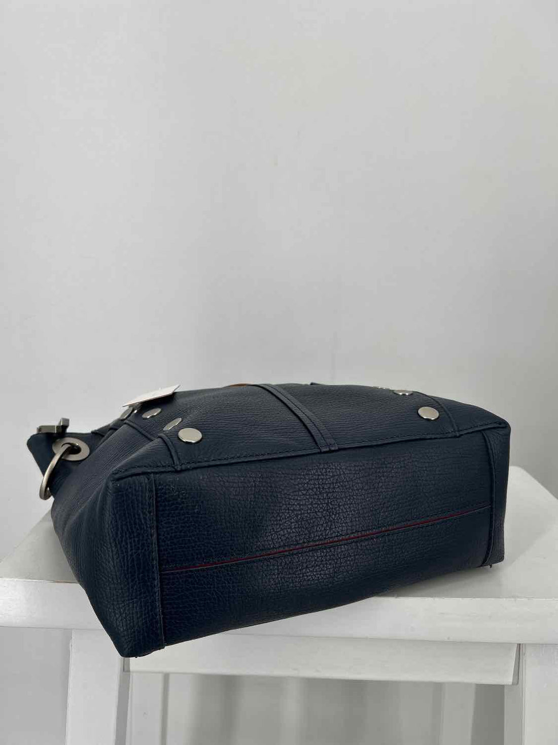 Hammitt Navy Leather Satchel