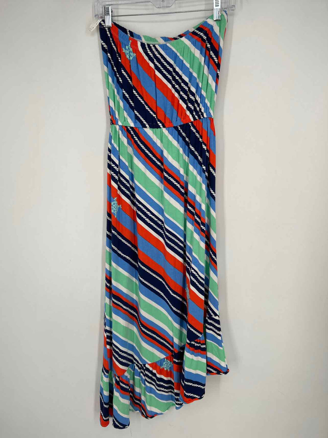 Lilly Pulitzer M Multi Color Stripe Strapless Lilly Pulitzer Dress