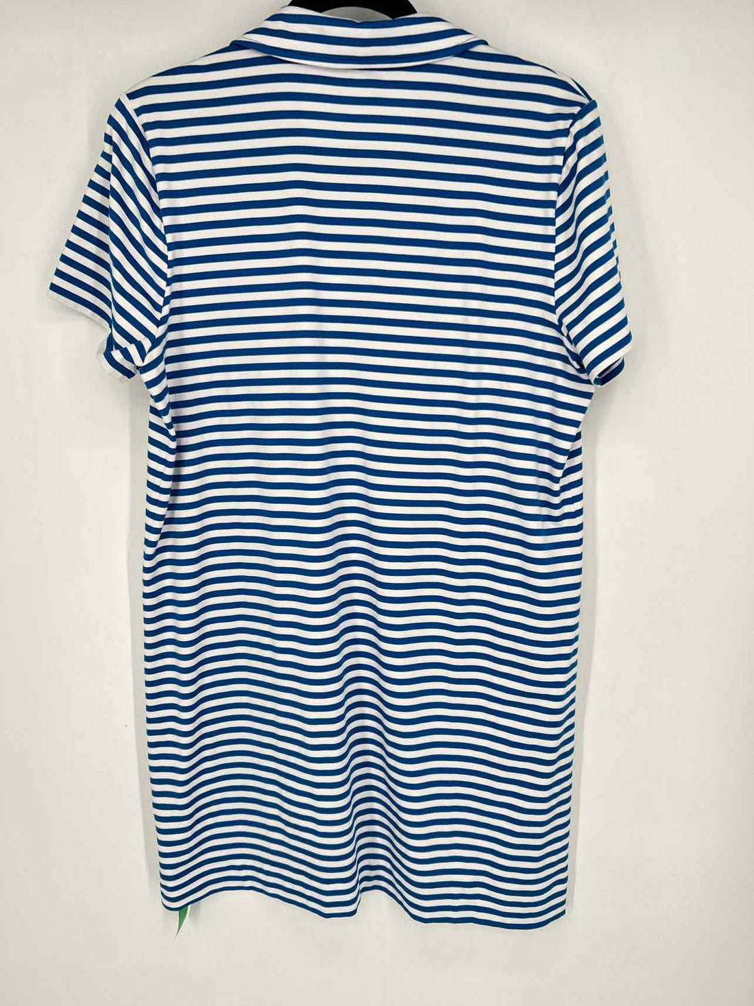 Lilly Pulitzer L White & Blue Striped Short Sleeve Lilly Pulitzer Dress
