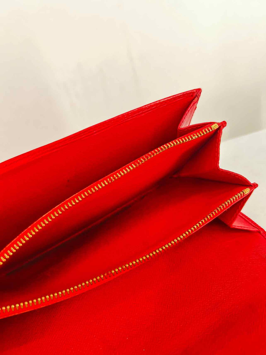 Louis Vuitton Red Epi Epi Leather As Is Wallet