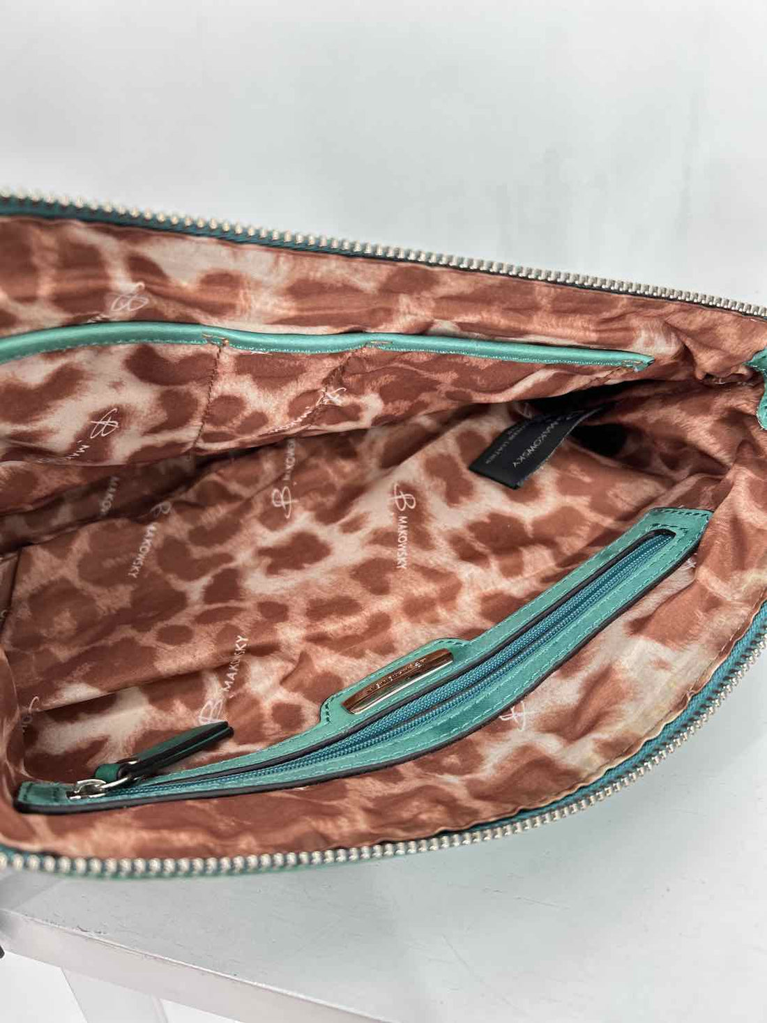 B Makowsky Jade Leather Crossbody