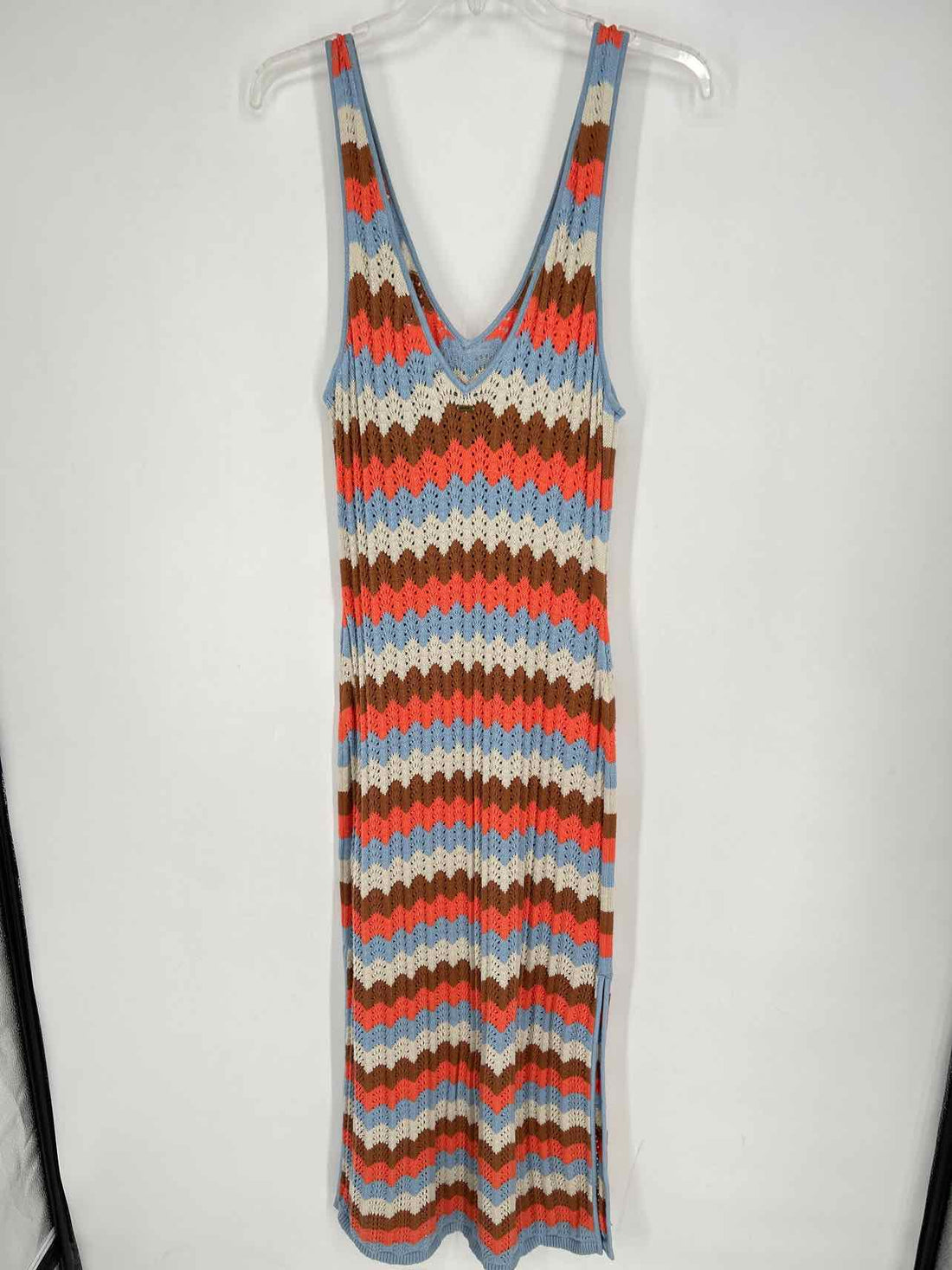Rip Curl Size XL Multi Color Stripe Crochet NWT Maxi