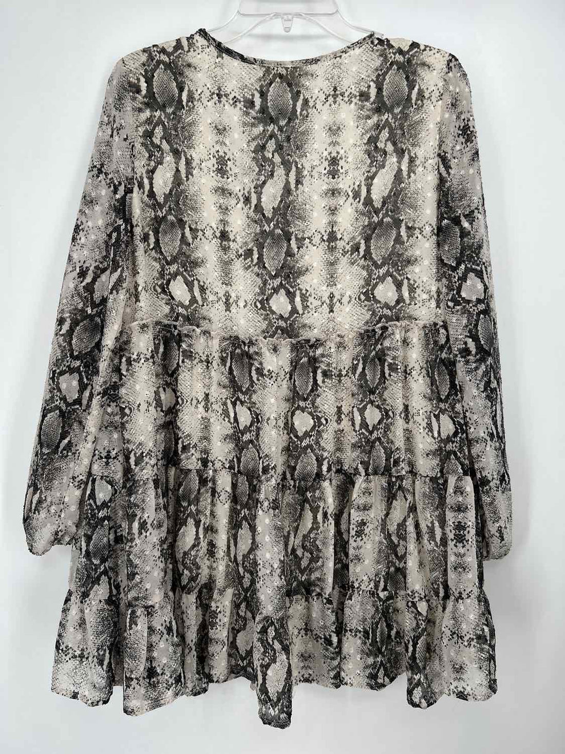 Altard State Size M Python Long Sleeve Dress