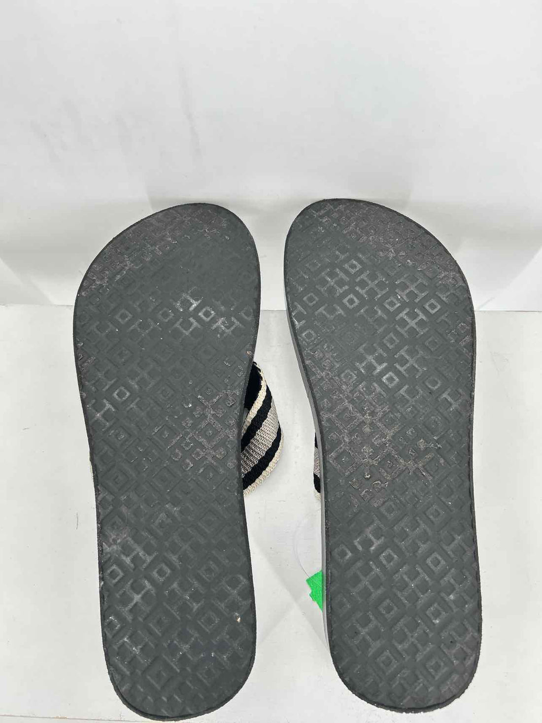 Tory Burch Women Size 8.5 Black & White Flip Flops