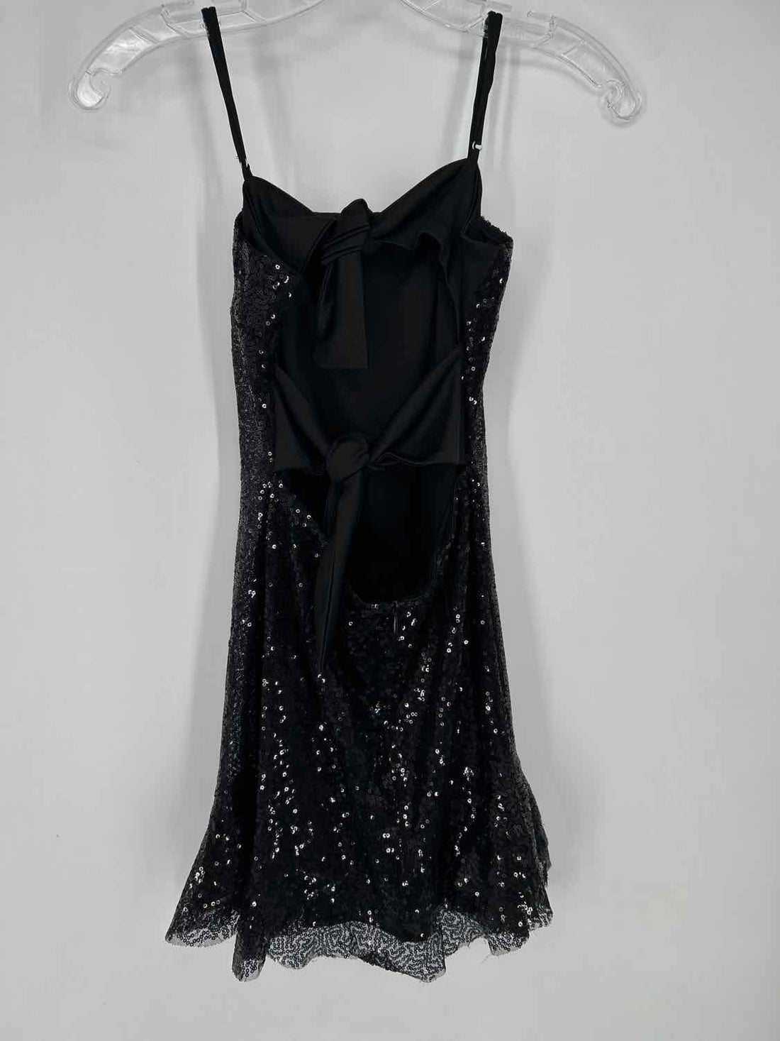 Lucy in the Sky XXS Black Sequined Sleeveless Holiday