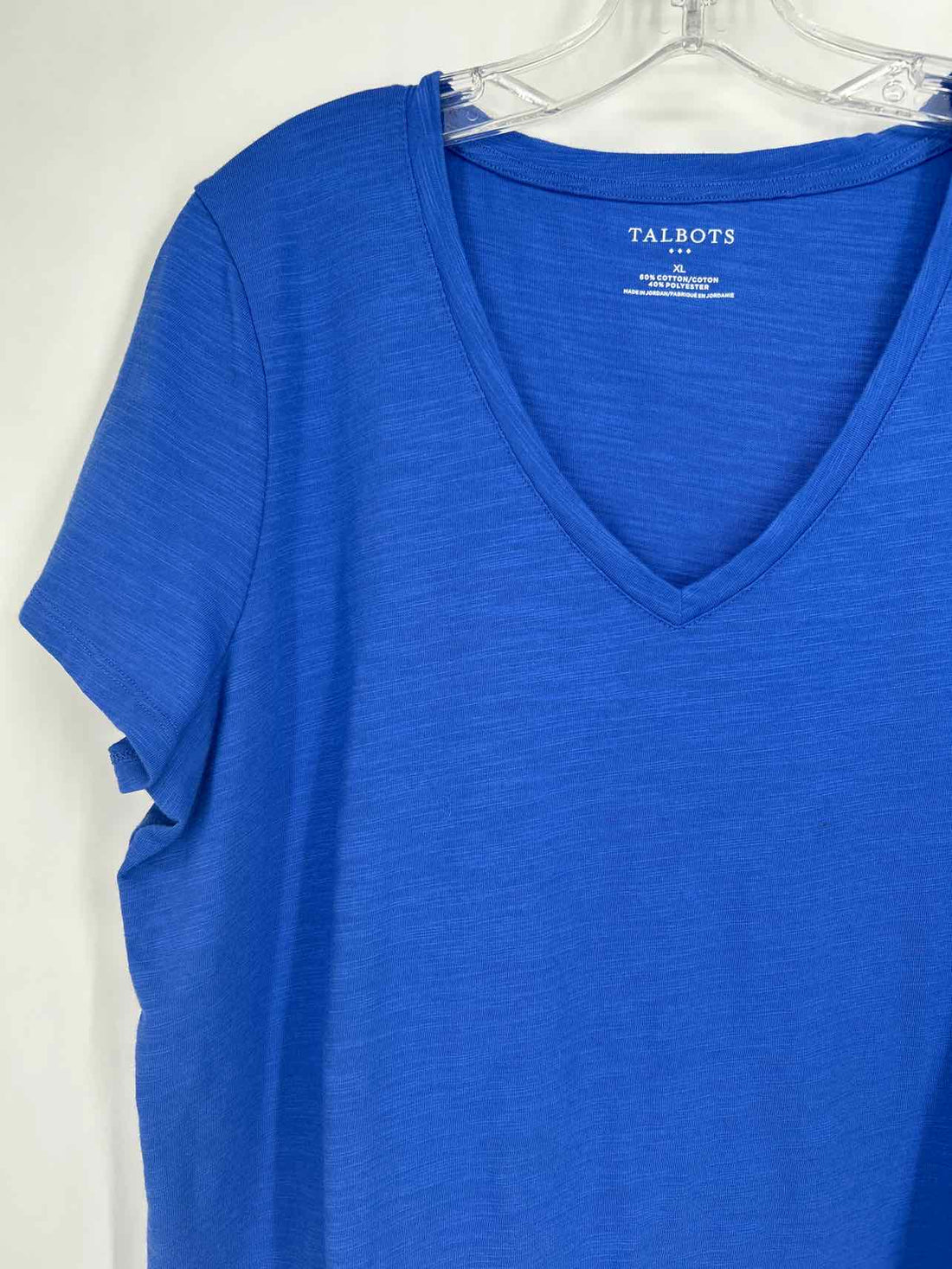 Talbots Size XL Lapis Short Sleeve