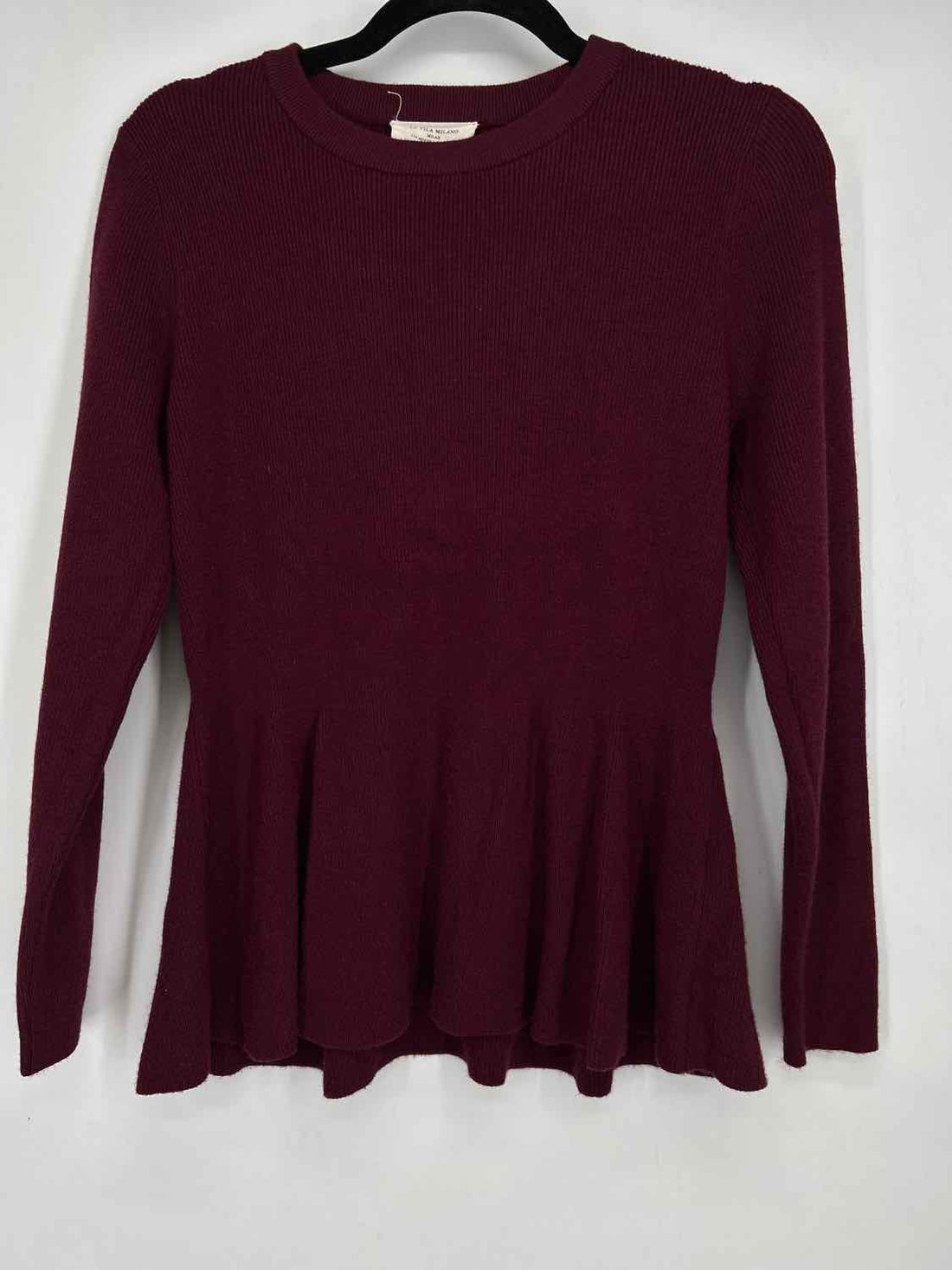 La Villa Milano Size M Maroon Sweater