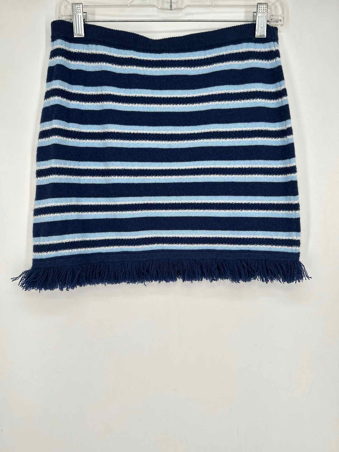J Crew Size S Navy & blue striped Cashmere Skirts