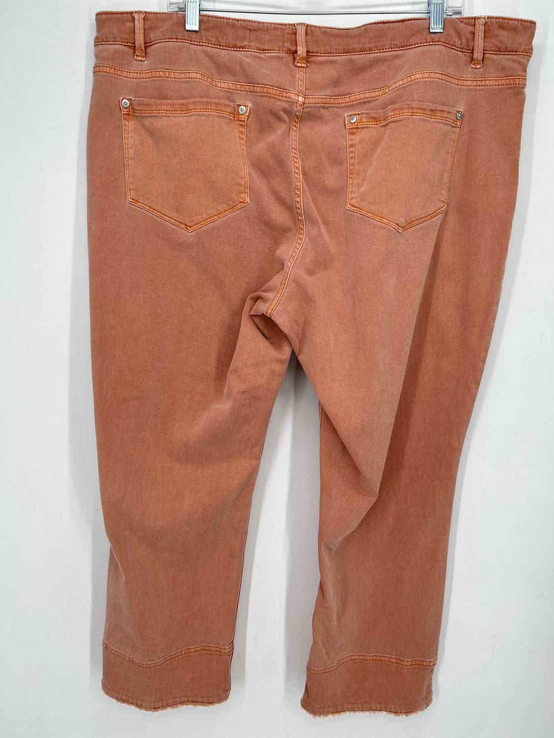 J Jill Size 18 Rust Cropped Jeans