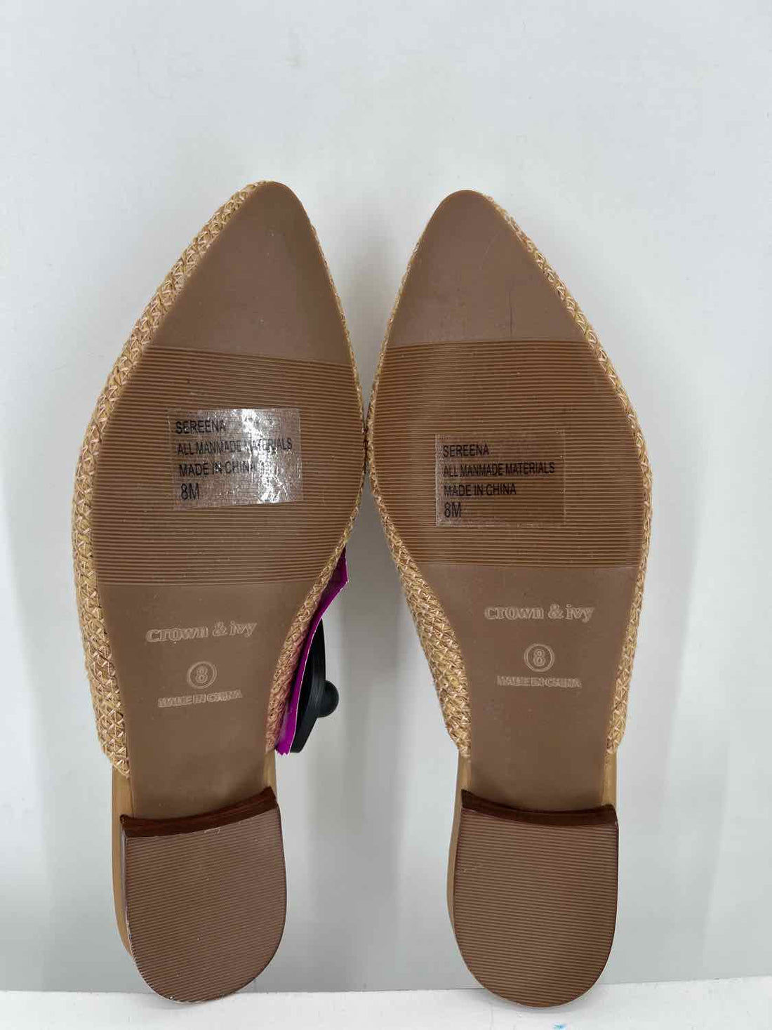 Crown & Ivy Women Size 8 Tan Mules