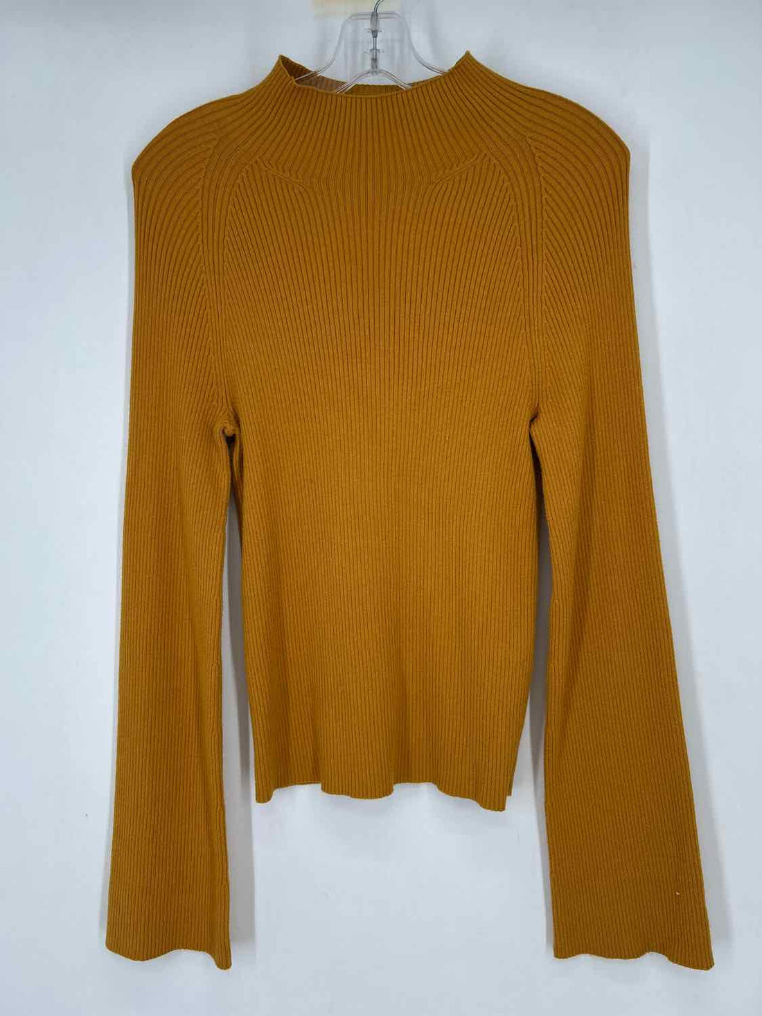 Banana Republic Size S Mustard Ribbed Long Sleeve