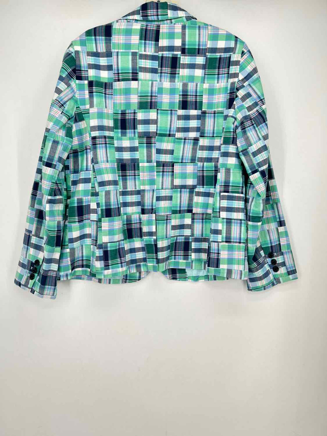 Talbots Size 10 Blue Plaid Blazer