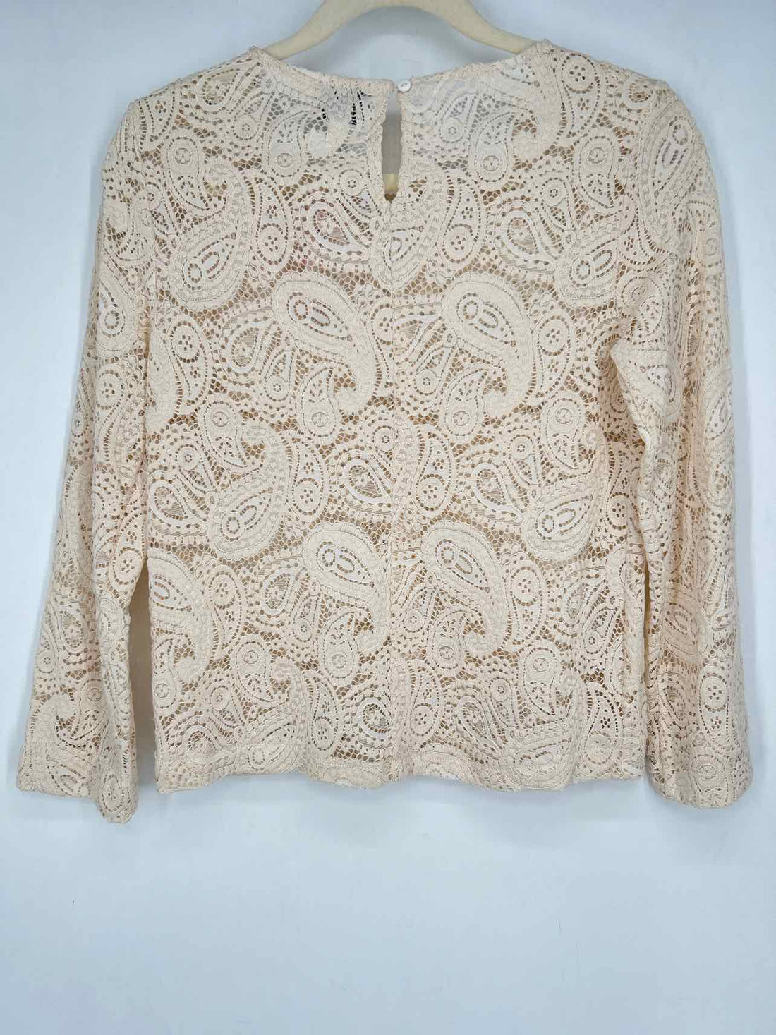 Elie Elie Tahari Size XS Cream Lace Long Sleeve