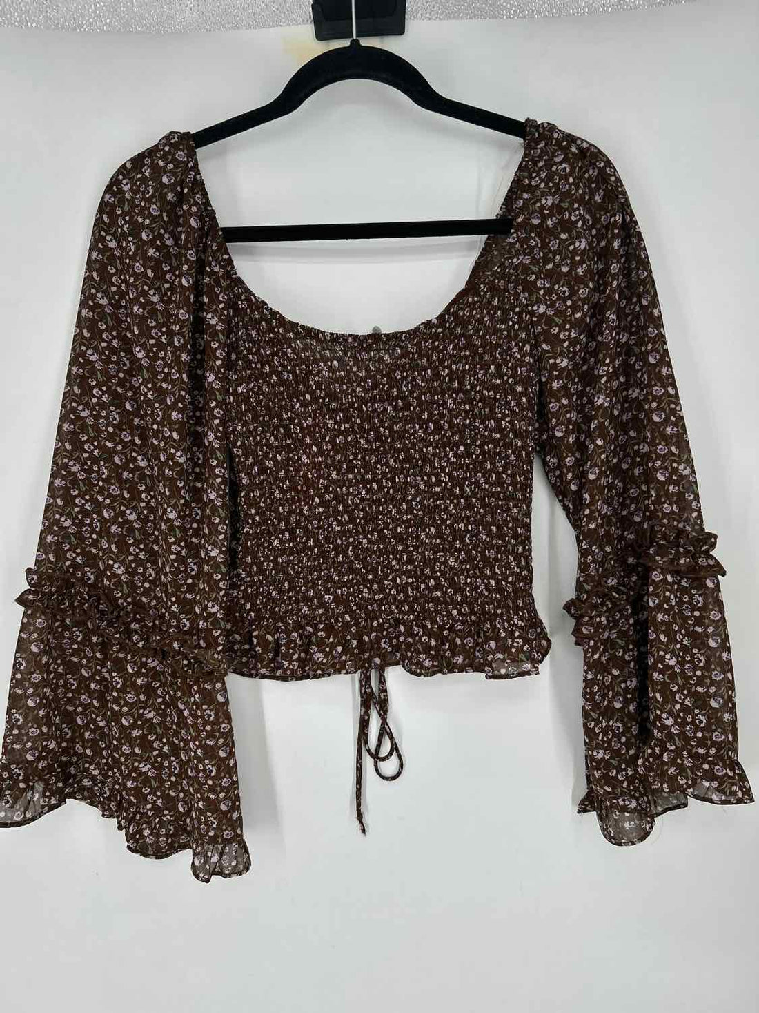 Altard State Size S Brown Floral Long Sleeve