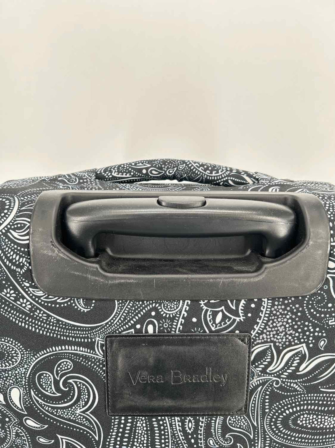 Vera Bradley Black & White Print Canvas Suitcase