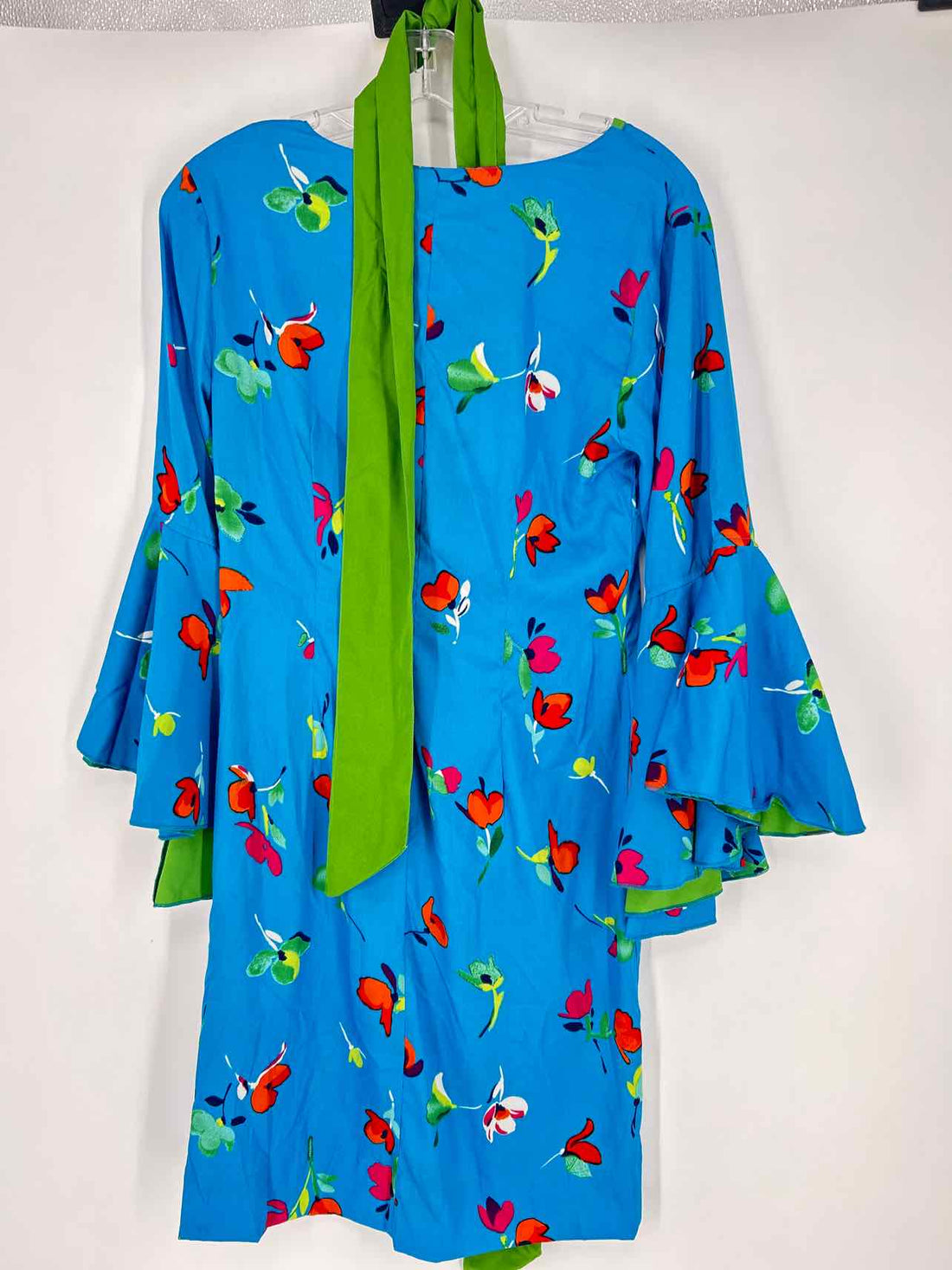 Almatrichi Size 38 Blue Floral Silk NWT Dress