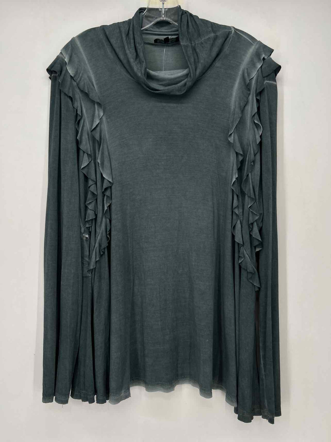 POL Size S Blue Gray Long Sleeve