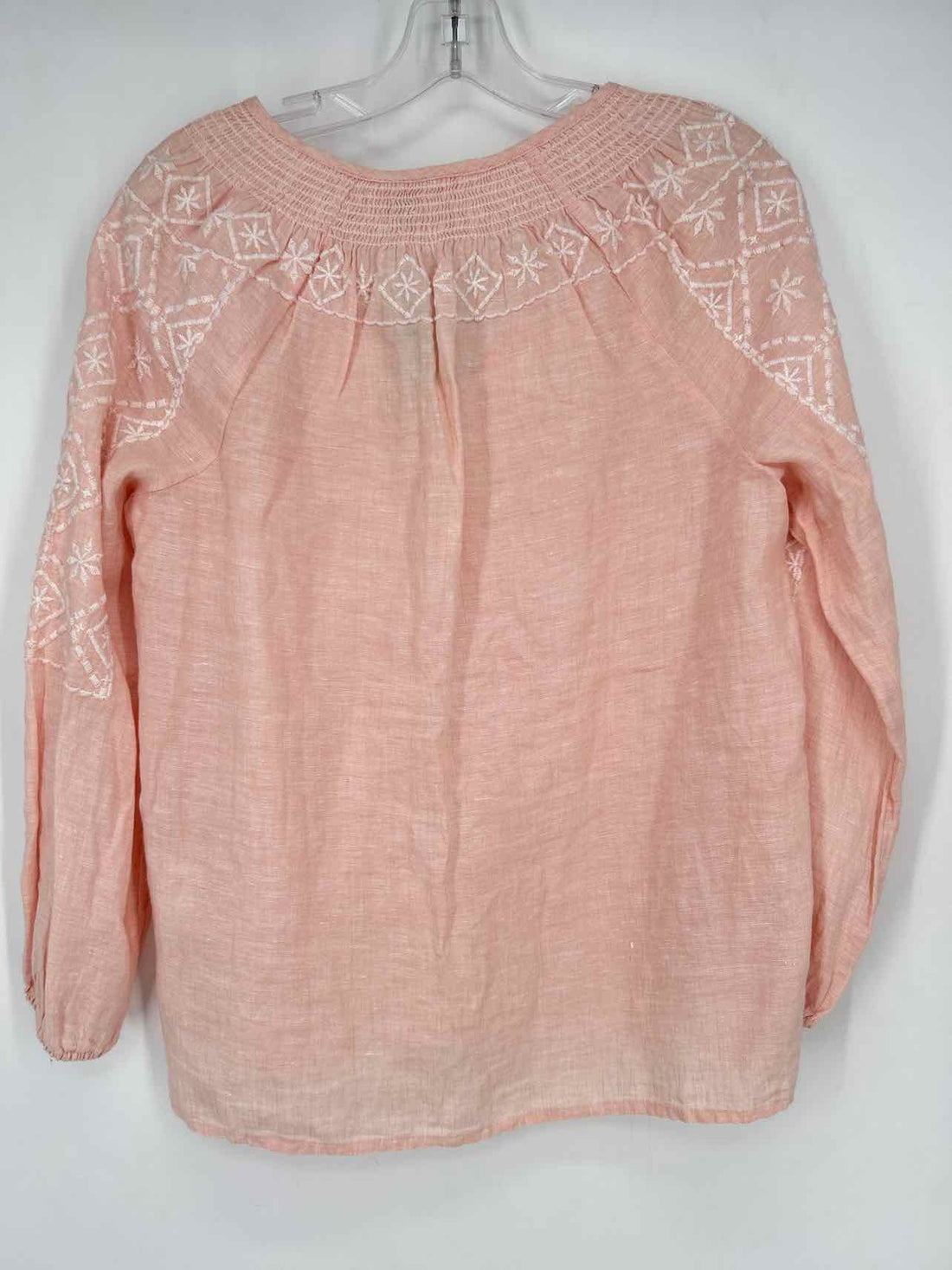 Joie Size S Light Pink Linen Long Sleeve