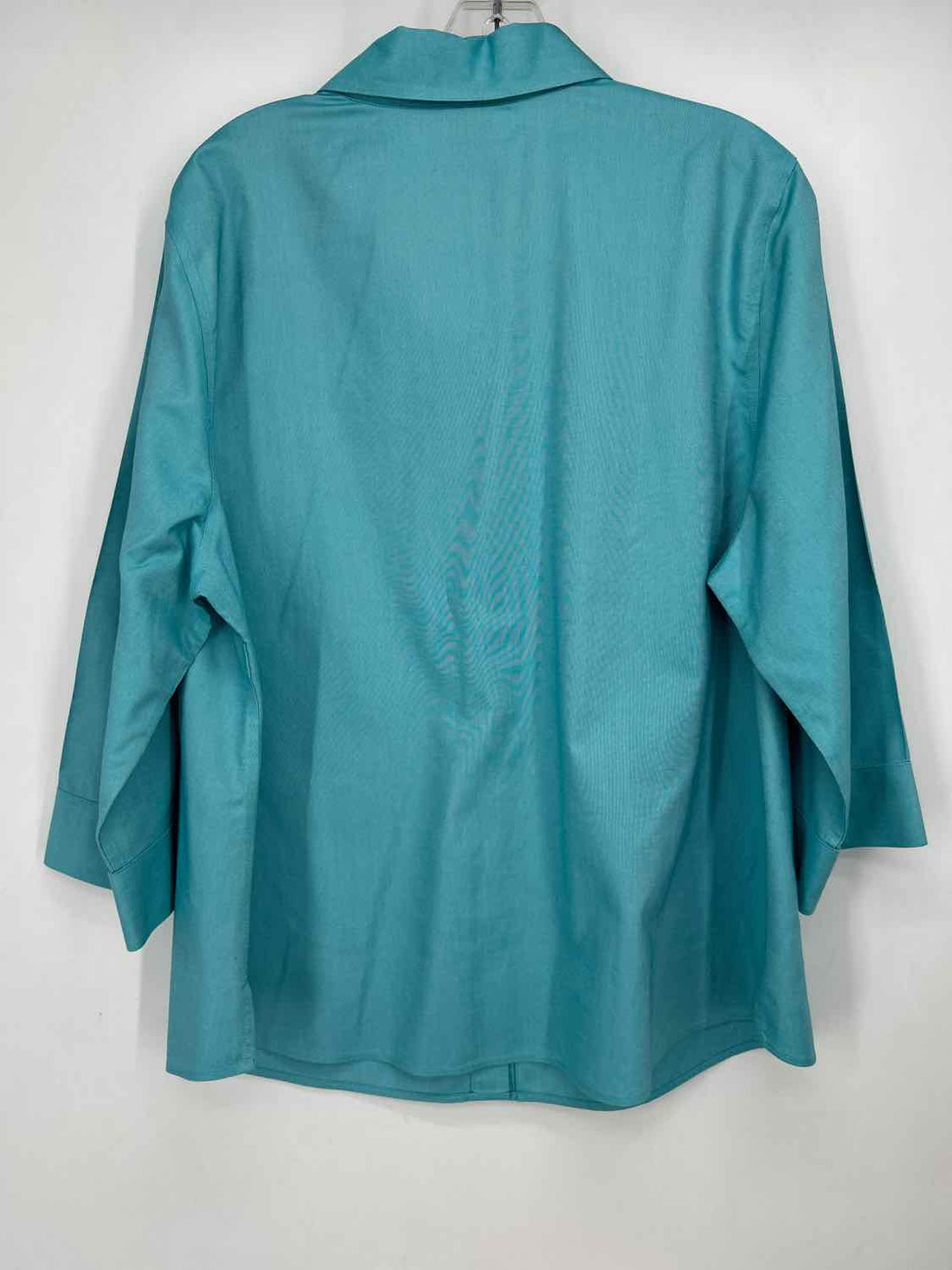 Chicos Size 3(XL) Aqua Pre Owned Long Sleeve