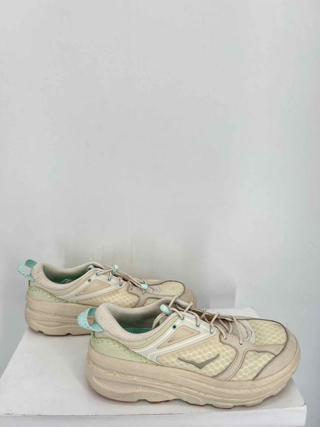 Hoka Women Size 11.5 Cream Sneakers