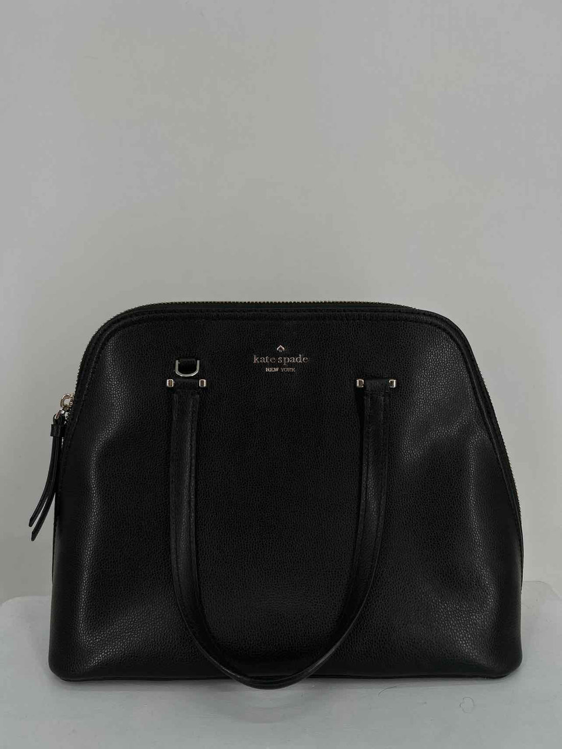 Kate Spade Black Pebbled Leather Pre Owned Tote