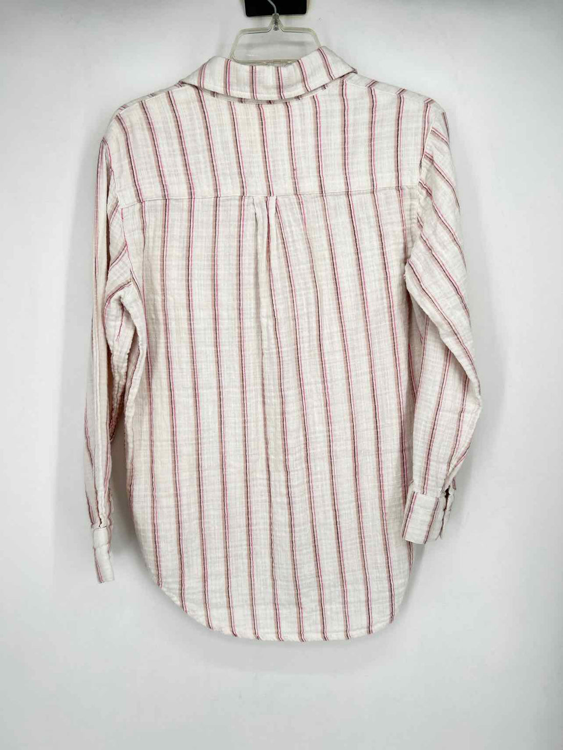 Z Supply Size XS White Striped Long Sleeve