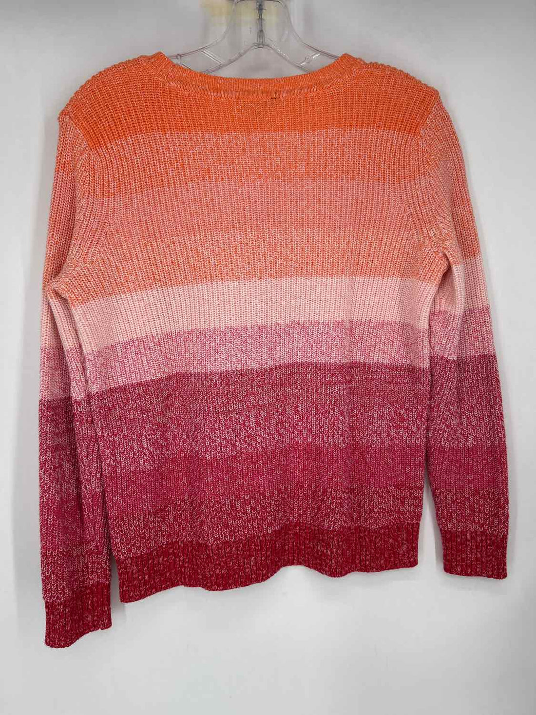 Talbots Size SP Orange Ombre Sweater