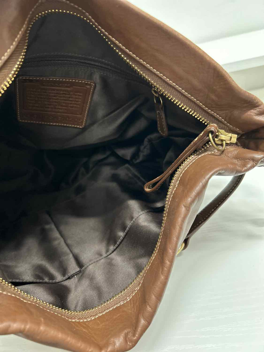 Coach Brown Leather Vintage Hobo