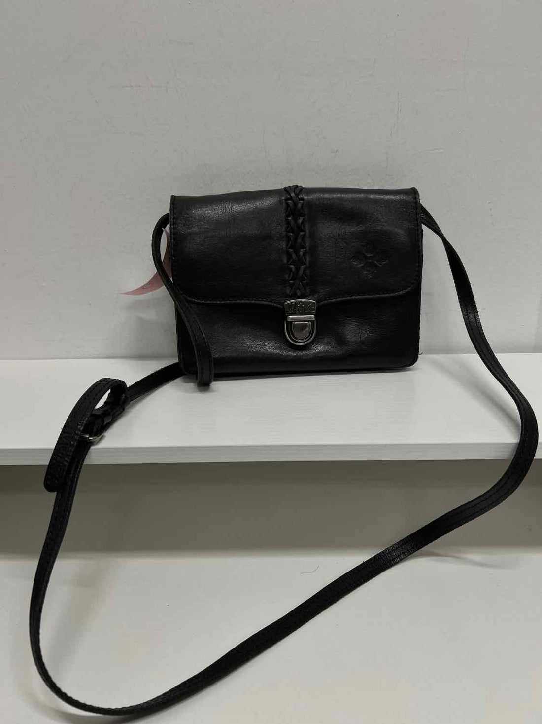 Patricia Nash Black Leather Pre Owned Crossbody
