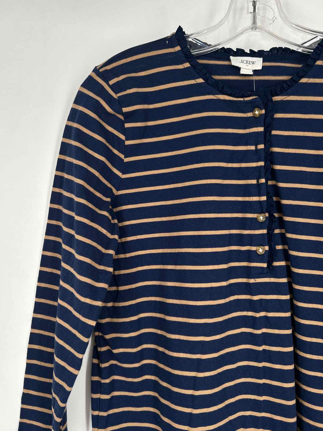 J Crew Size S Navy Striped Long Sleeve