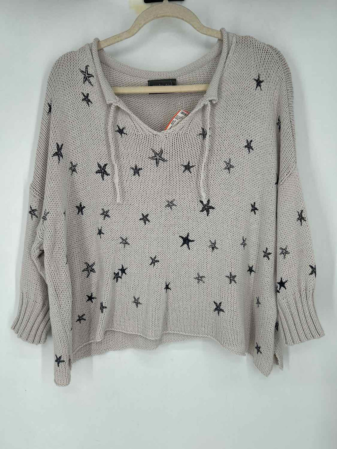 Wooden Ships Size S/M Tan Knit Sweater