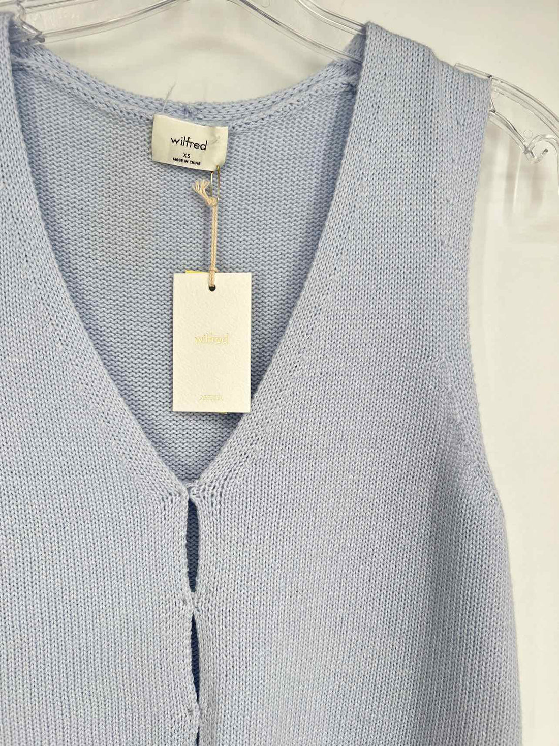 Wilfred Size XS Light Blue NWT Vest