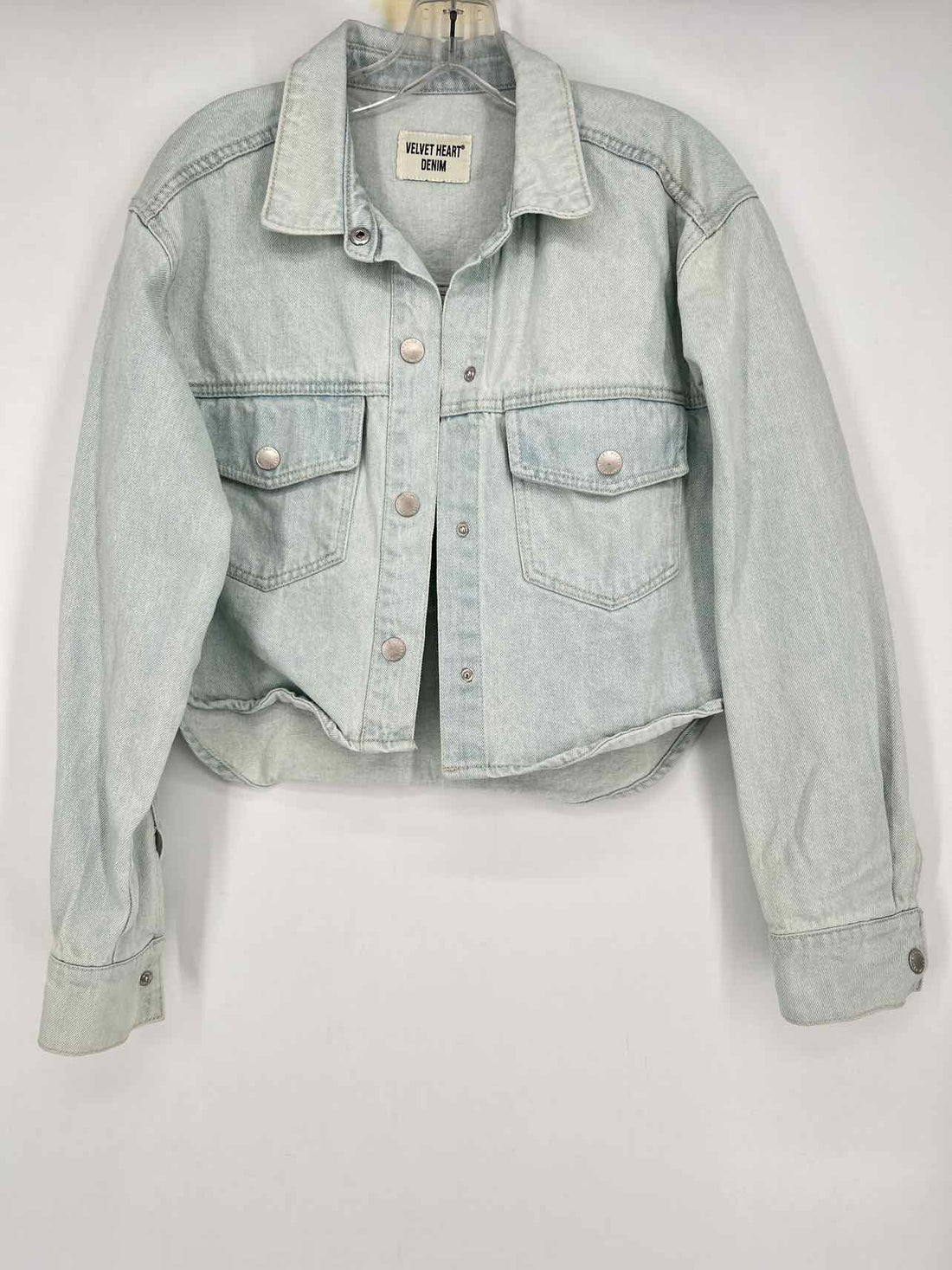 Velvet Heart Size S Light Wash Denim Jacket