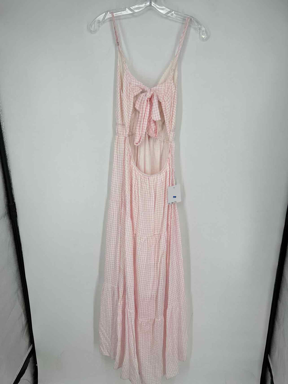 Meet Me In Santorini Size L Pink & White NWT Dress