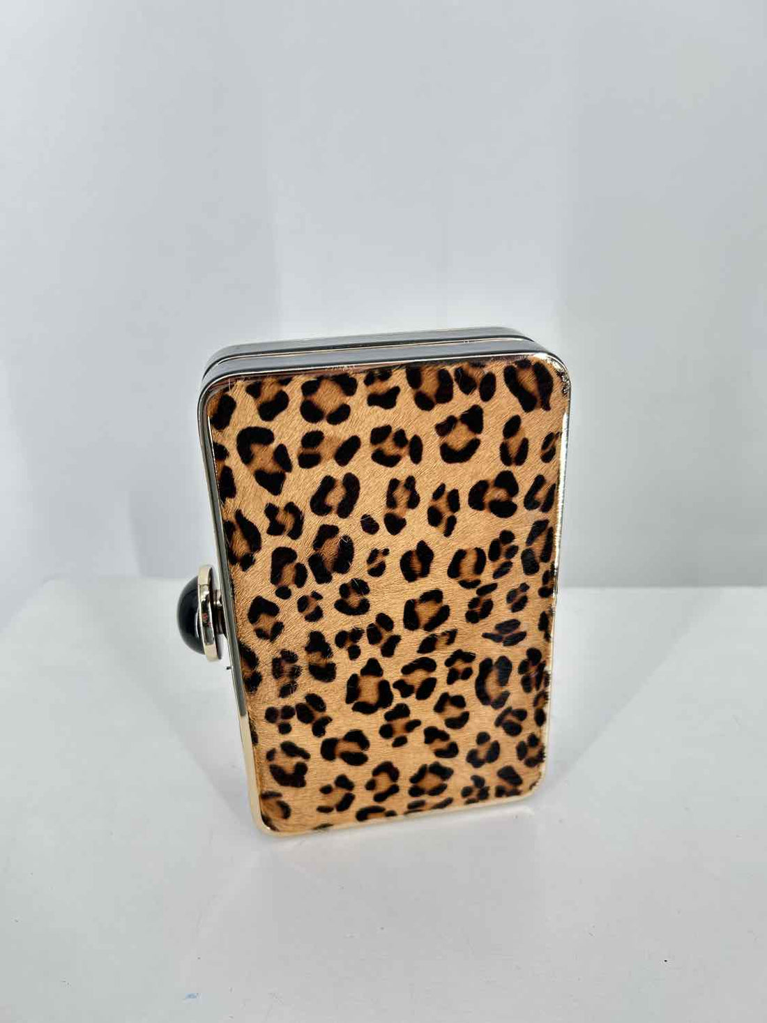 Banana Republic Leopard Calf Hair Clutch