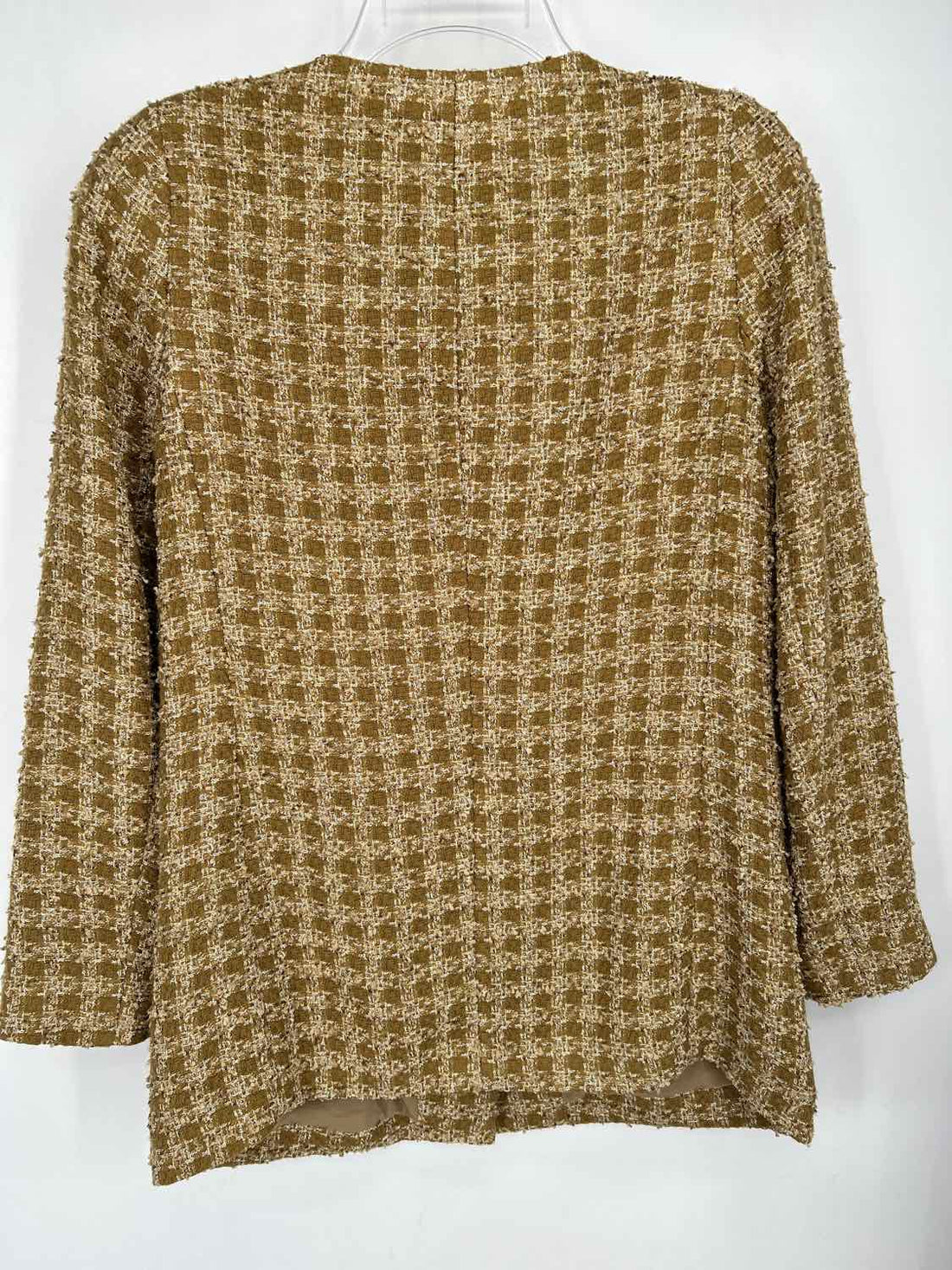 Express Size M Golden Tan Tweed Blazer