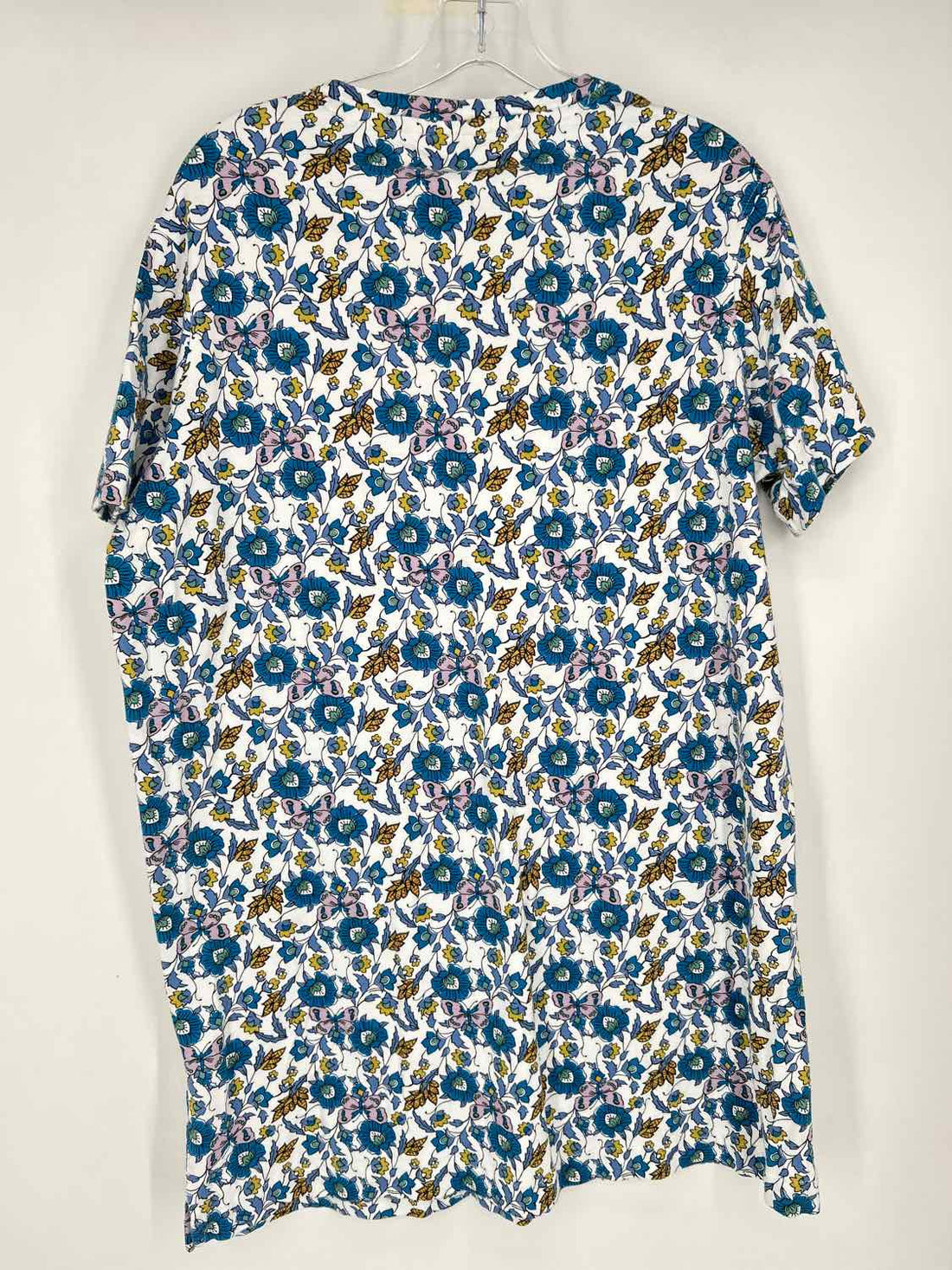 Vera Bradley White & Blue Floral Short Sleeve 1 PC