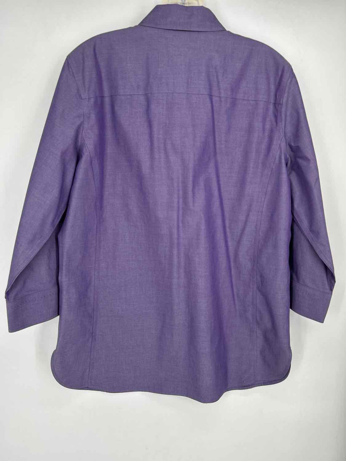 Foxcroft Size 10 Purple Long Sleeve