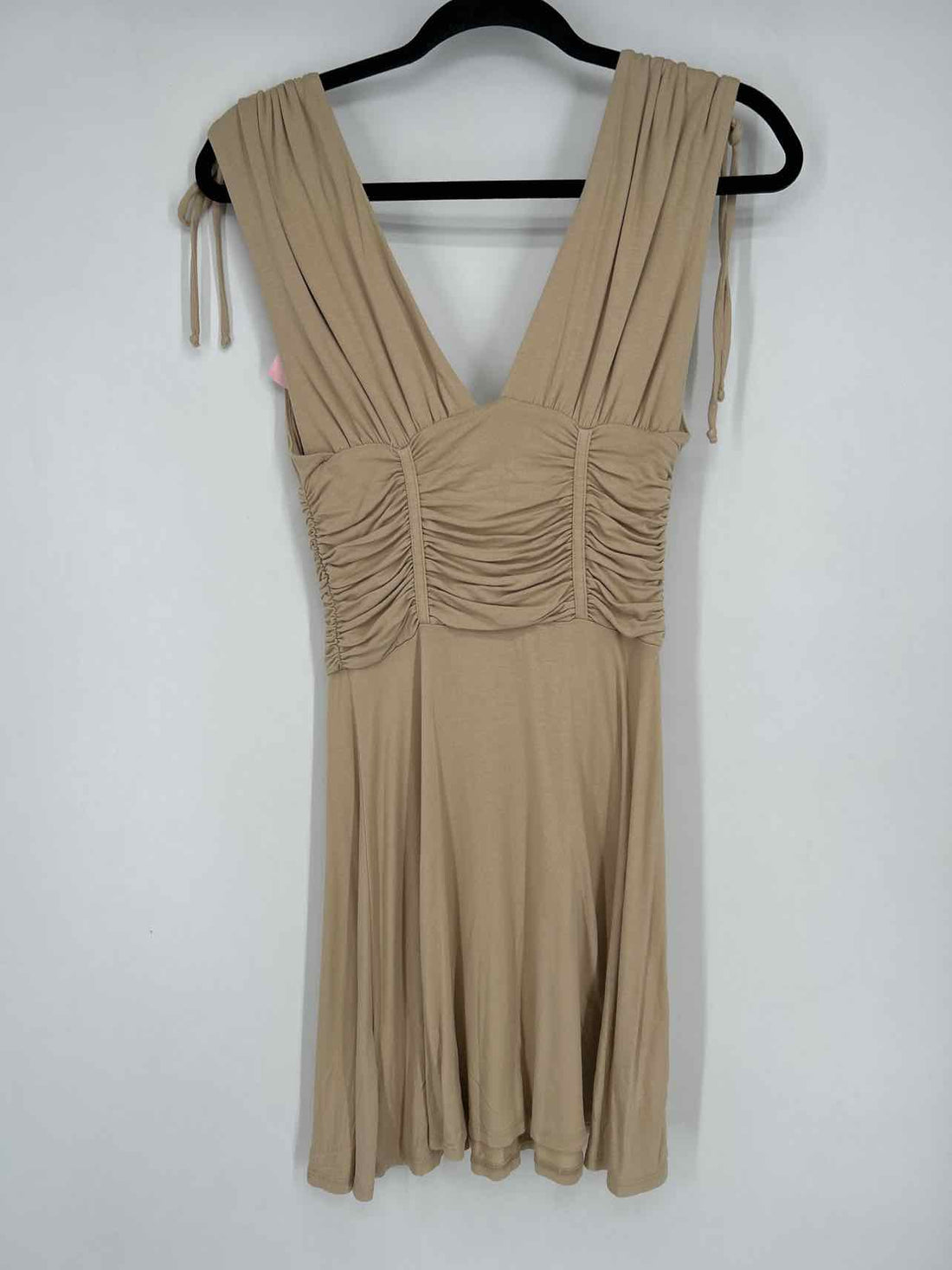 FP Beach Size XS Khaki Sleeveless Dress