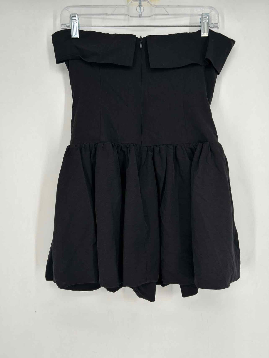 Hello Molly Size 8 Black Strapless Dress