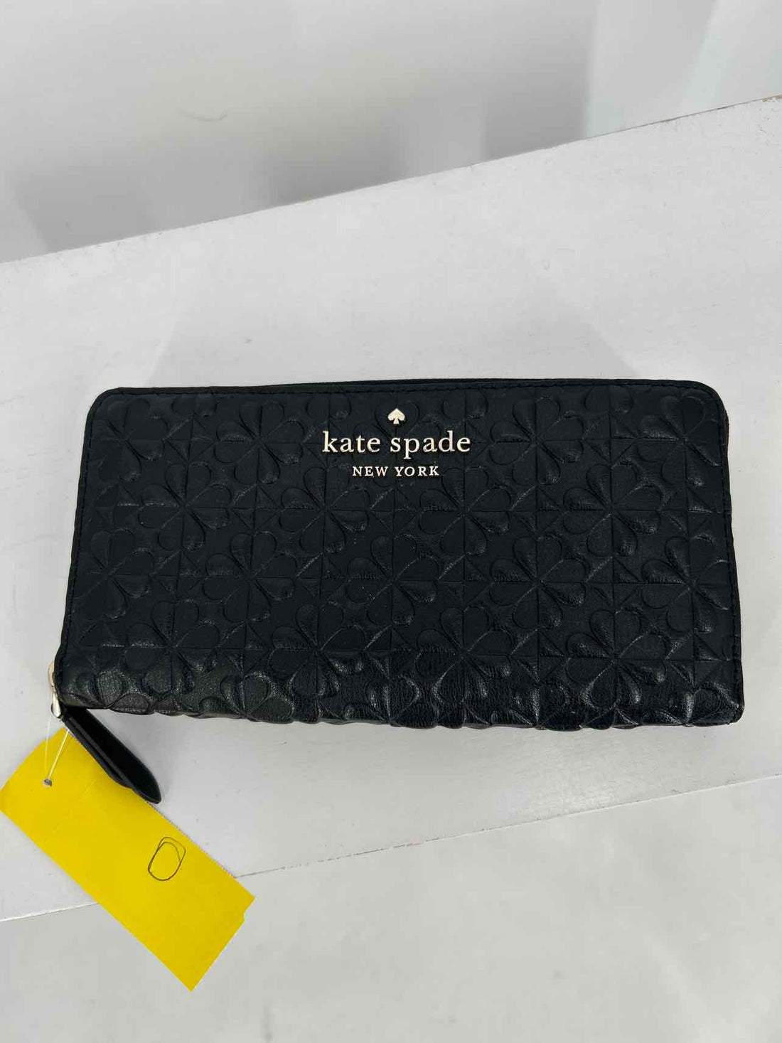Kate Spade Black Embossed Leather Excellent Condition Wallet