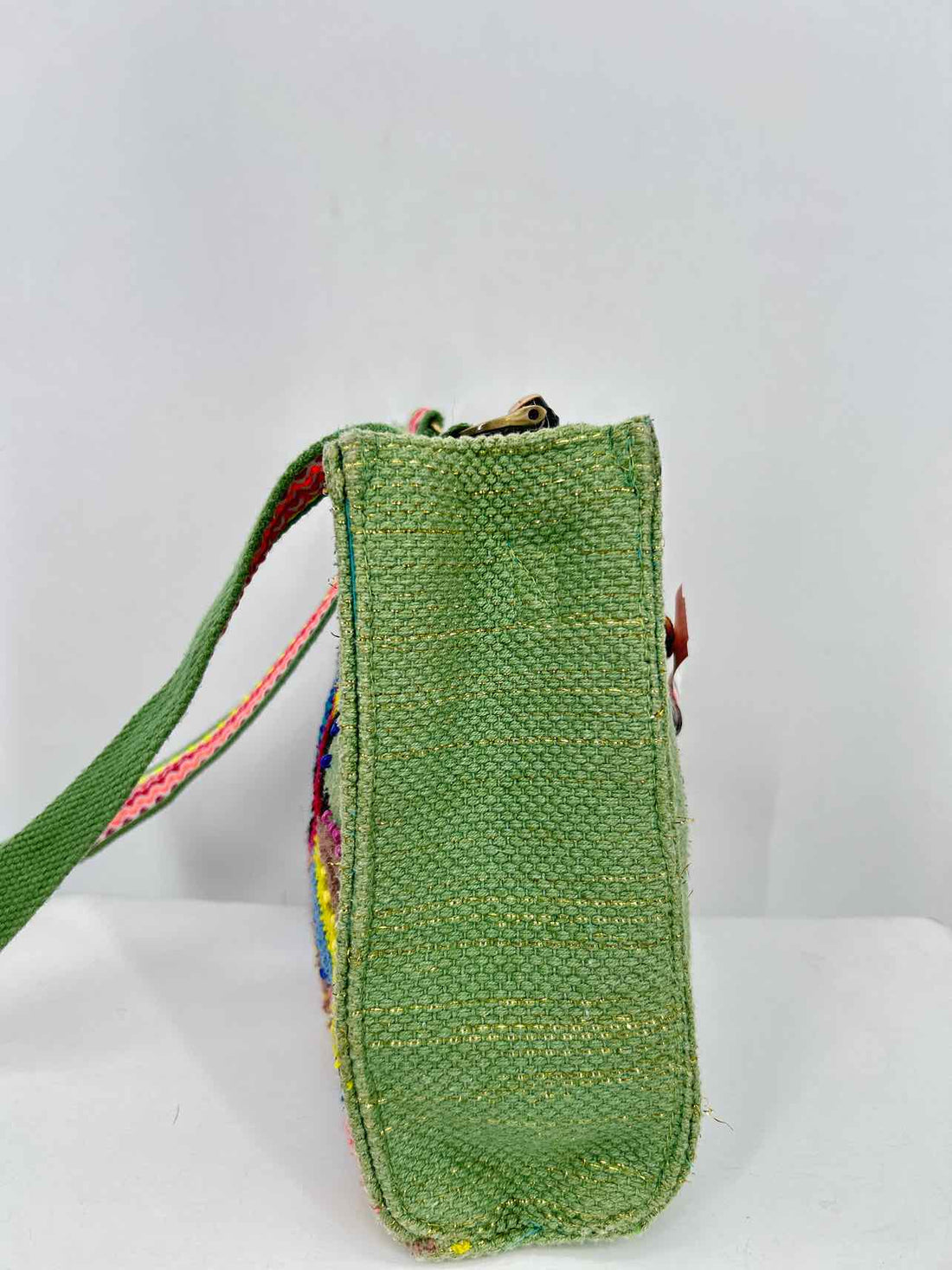 No Brand Name Green Woven Crossbody