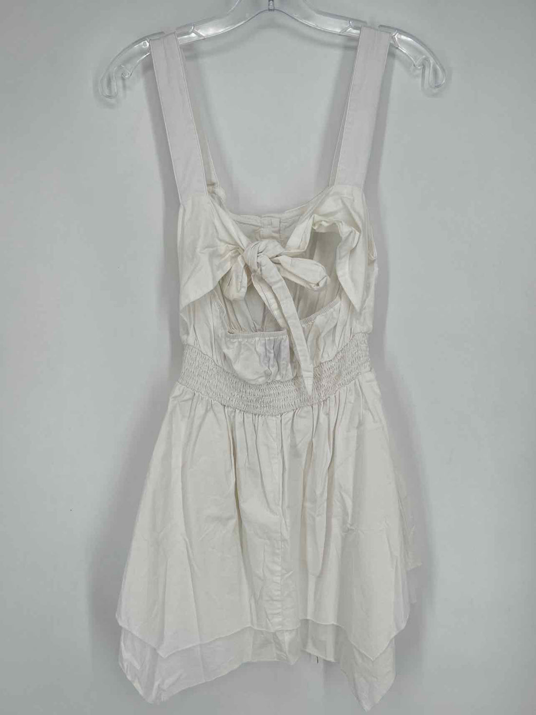 The Shirt by Rochelle Behrens Size S White Sleeveless Dress