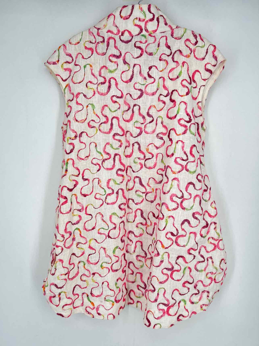Bryn Walker Size M White & Pink Vest