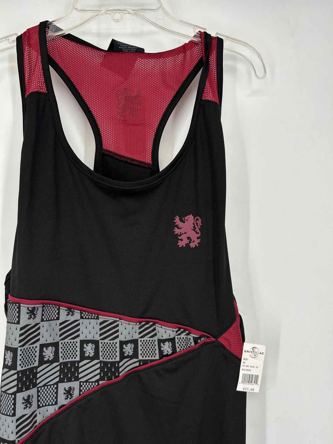 Harry Potter Size XL Black & Maroon NWT Active Tops