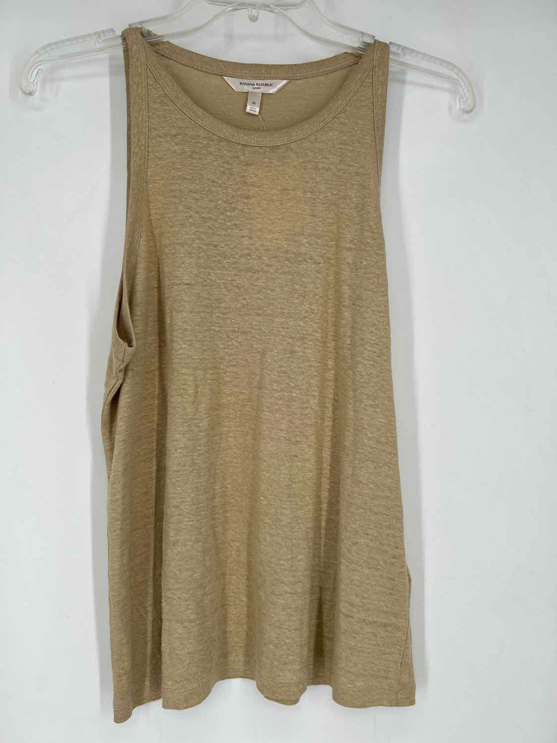 Banana Republic Size M Tan Linen NWT Sleeveless