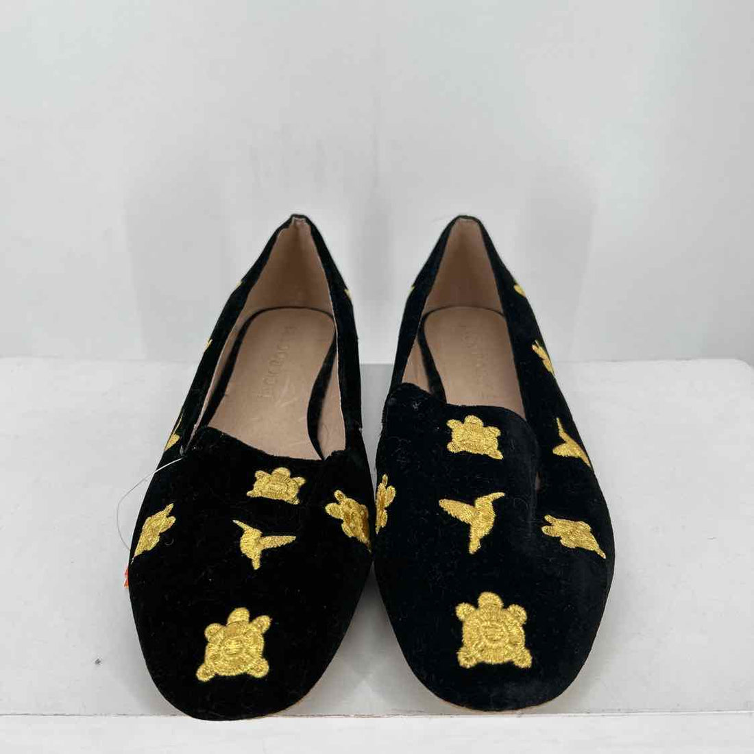 Jack Rogers Women Size 9.5 Black Velvet Flats