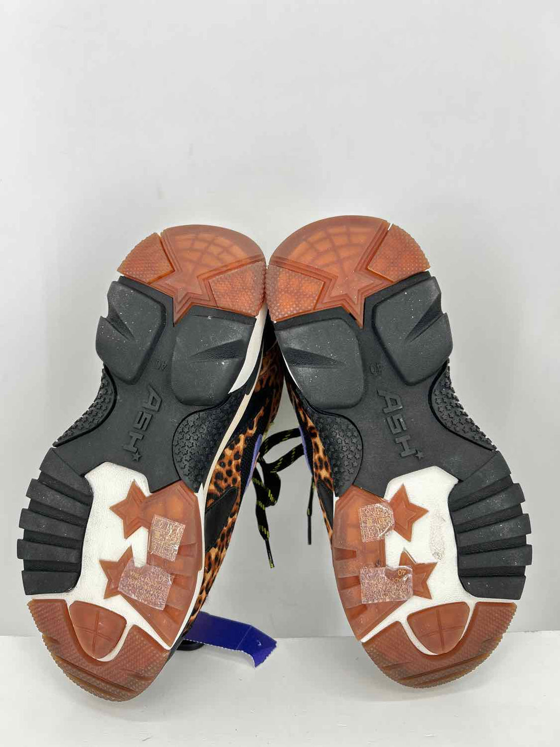 ASH Women Size 40(9) Leopard & Black Sneakers
